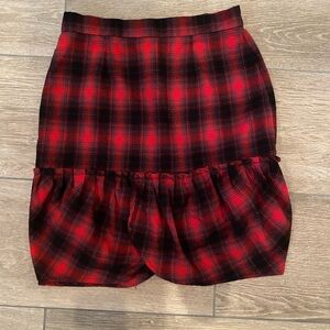 Plaid skirt